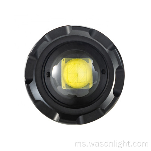 Wason Heavy Duty High Lumens XHP90 Pemburuan Memancing Luar dan Lampu Lampu Lampu Lampu Convex Mining Lens Zoomable Light untuk Industri